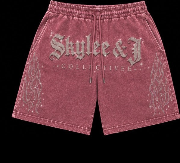 Angel shorts vintage pink
