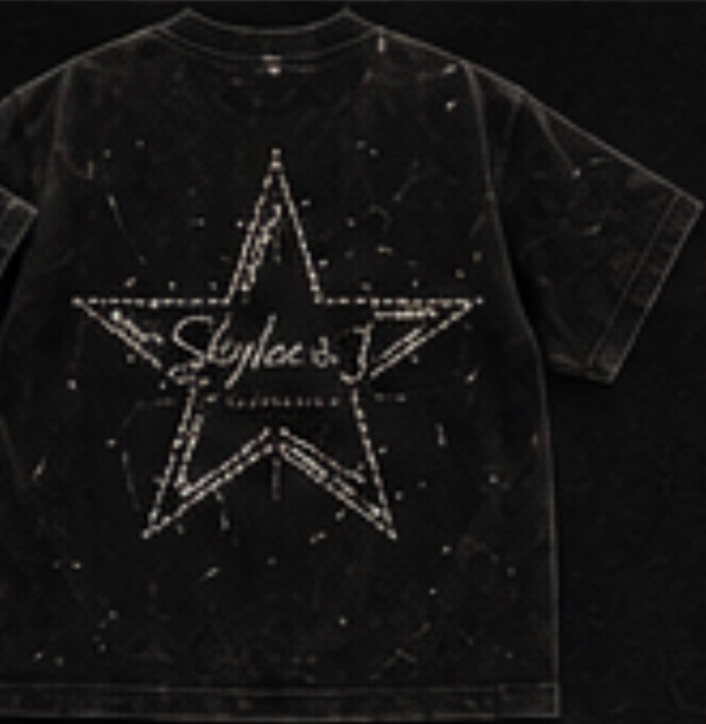 Night Sky Tee Vintage Black