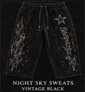 Night Sky Sweats Vintage Black